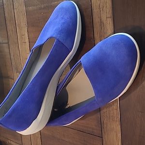 Naturalizer Harbor Blue Patrice Suede Slip-On Sneaker 9.5M